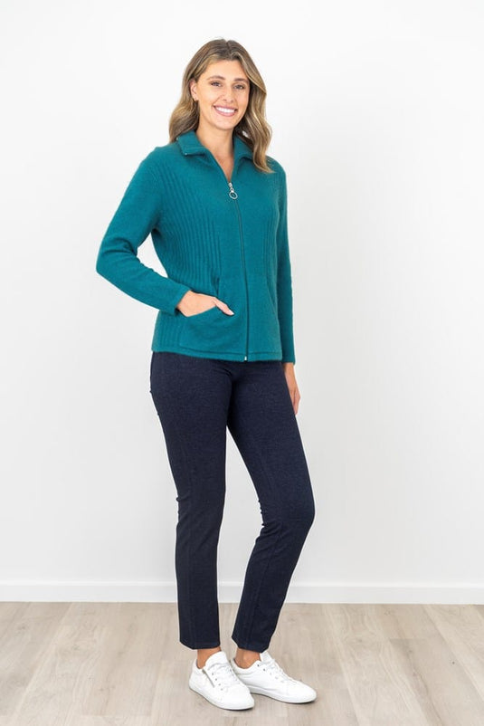 Maglia Womens Merino Wool & Angora Jacket