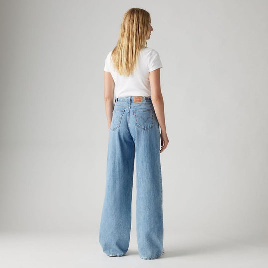 Levis Womens Cinch Baggy Jeans - Invested Indigo