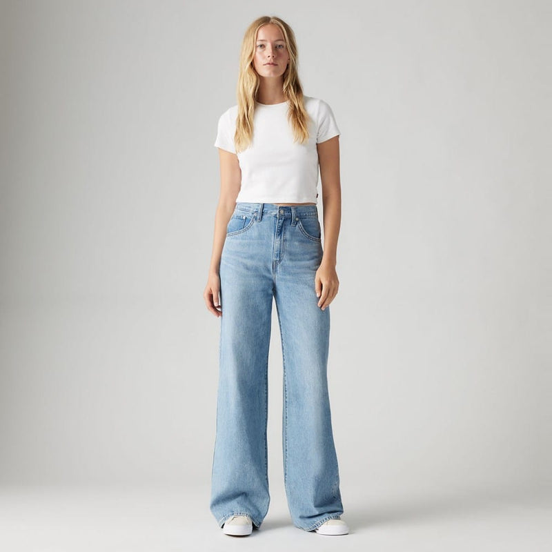 Load image into Gallery viewer, Levis Womens Cinch Baggy Jeans - Invested Indigo
