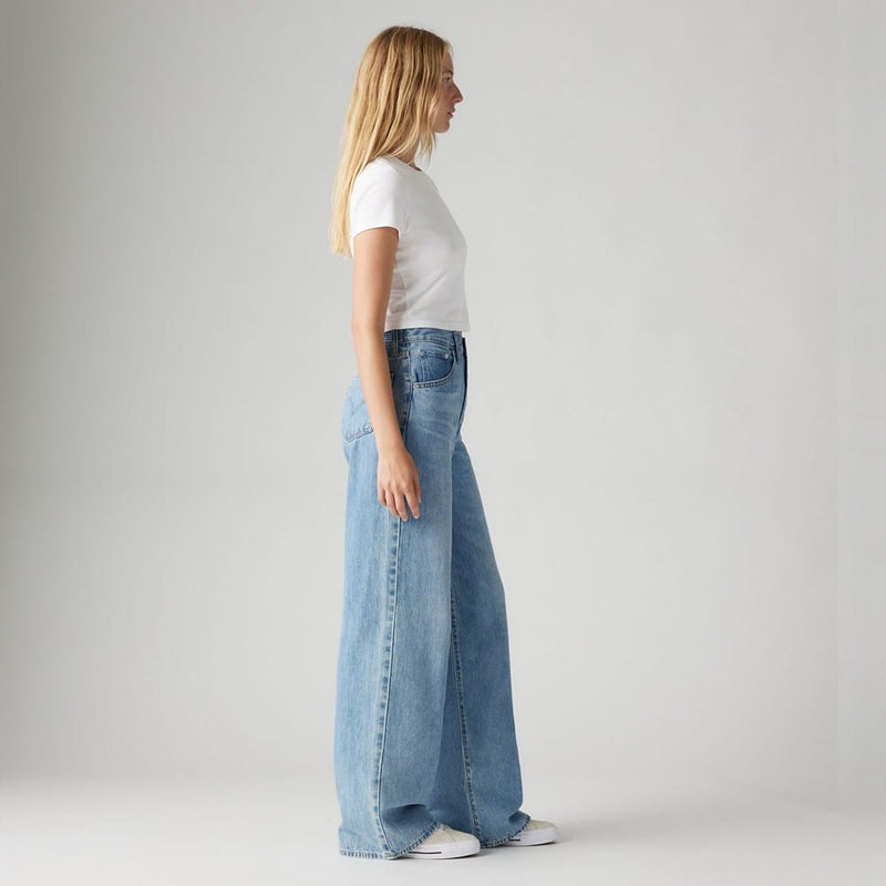Load image into Gallery viewer, Levis Womens Cinch Baggy Jeans - Invested Indigo
