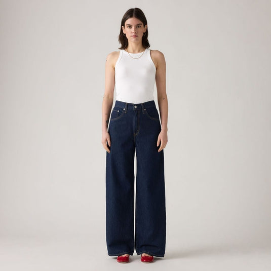 Levis Womens Cinch Baggy Jeans - Reign Of The Rinse