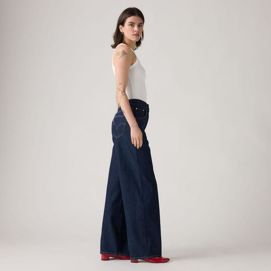Levis Womens Cinch Baggy Jeans - Reign Of The Rinse