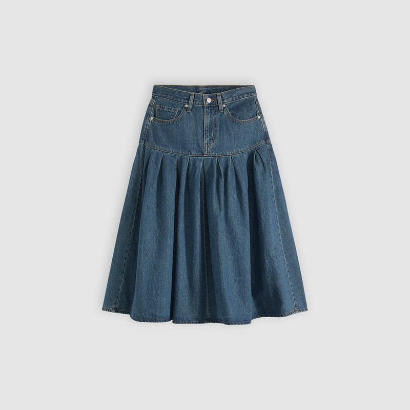 Load image into Gallery viewer, Levis Womens Yoked Pleated Skirt - Claim My Heart
