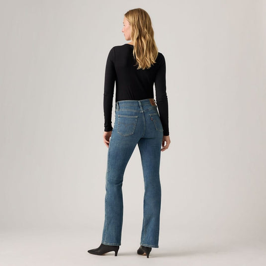 Levis Womens 725 High-Rise Bootcut Jeans - Tore It Up No Dx