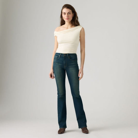 Levis Womens 725 High-Rise Bootcut Jeans - Tint Time