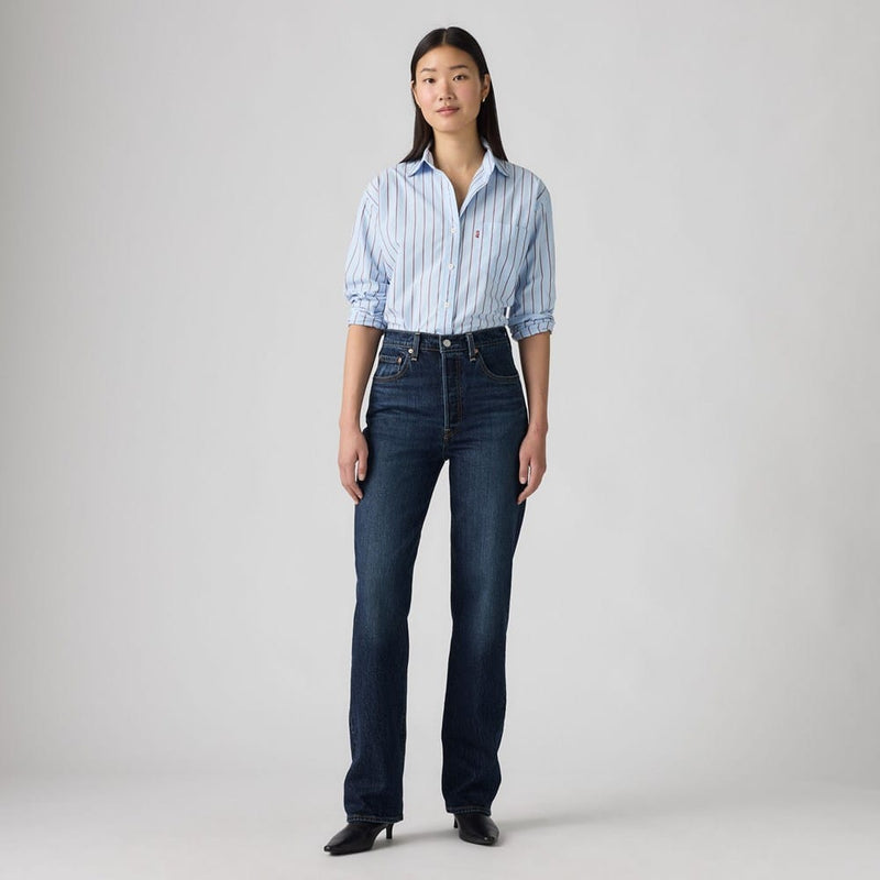 Load image into Gallery viewer, Levis Womens Ribcage Full Length Jeans - Apply Now

