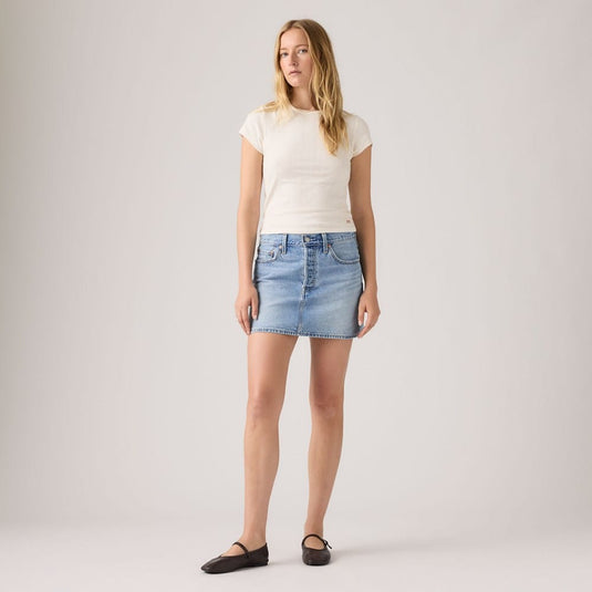 Levis Womens Icon Skirt - Aligned Smoke