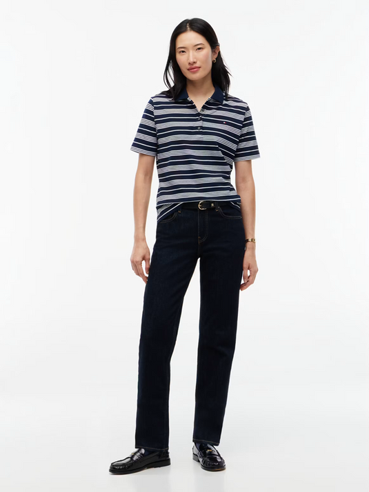 Tommy Hilfiger Womens 1985 Collection Striped Polo