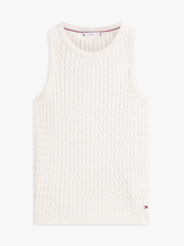 Load image into Gallery viewer, Tommy Hilfiger Womens Cable Knit Vest
