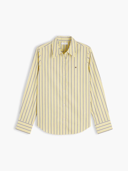Tommy Hilfiger Womens Regular Fit Striped Poplin Shirt
