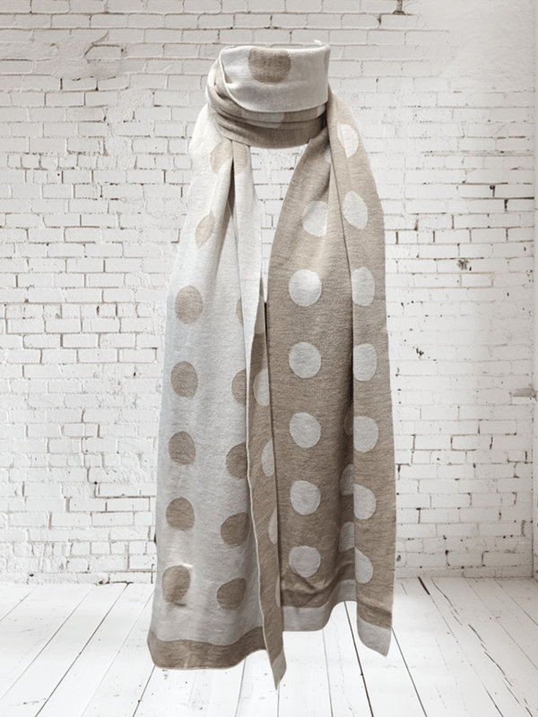 Load image into Gallery viewer, See Saw Womens Wool Blend Spot Scarf
