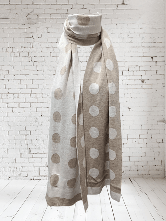 See Saw Womens Wool Blend Spot Scarf – Hannas