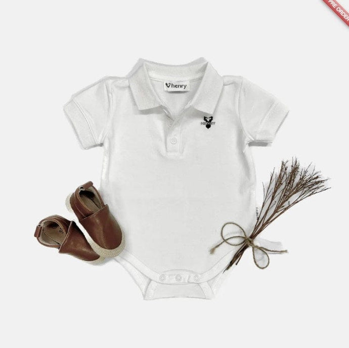 Love Henry Baby Boys Polo Romper