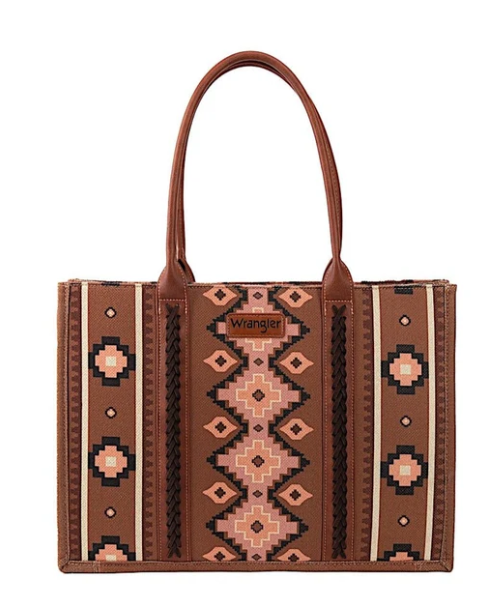 Load image into Gallery viewer, Wrangler Southwestern Tote Bag
