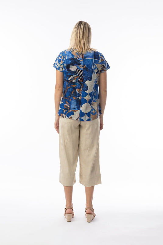 Orientique Womens Wyndham Top V Neckline Contemporary