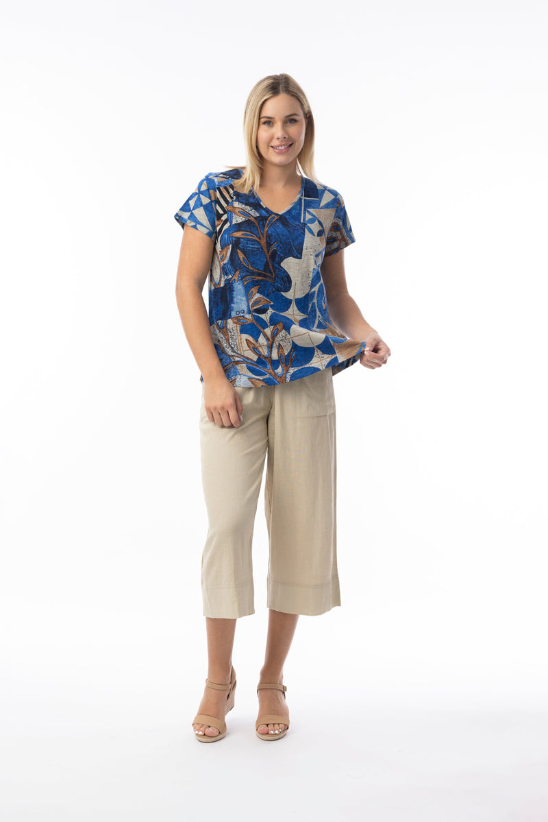 Load image into Gallery viewer, Orientique Womens Wyndham Top V Neckline Contemporary
