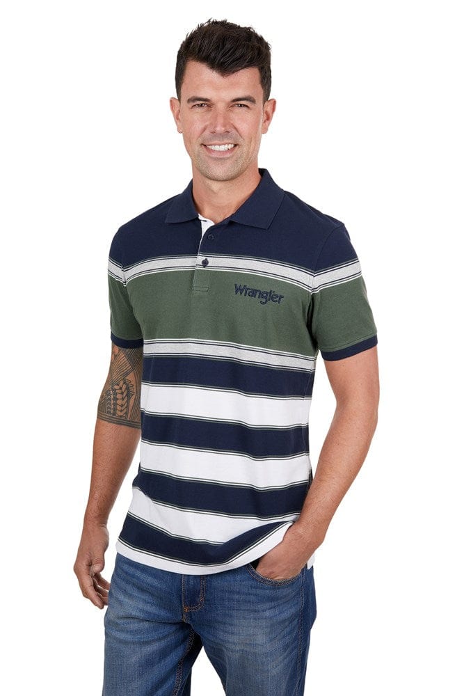 Load image into Gallery viewer, Wrangler Mens Alex Short Sleeve Polo
