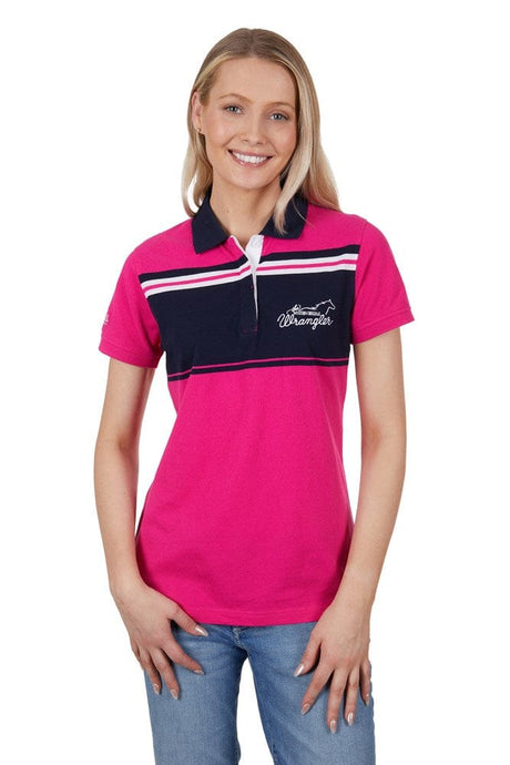 Wrangler Womens Kiera Short Sleeve Polo