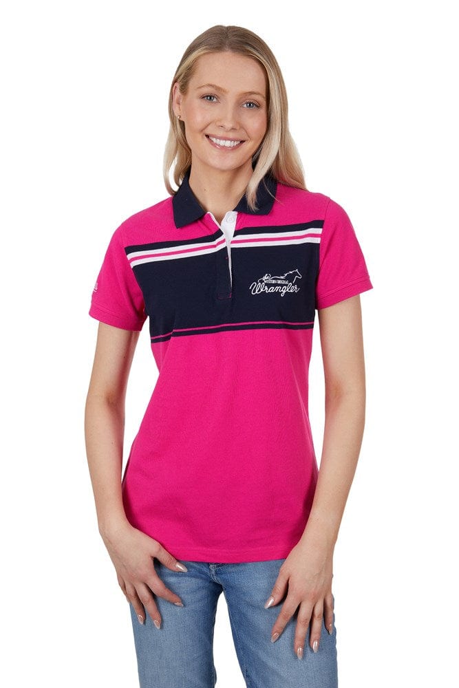 Load image into Gallery viewer, Wrangler Womens Kiera Short Sleeve Polo
