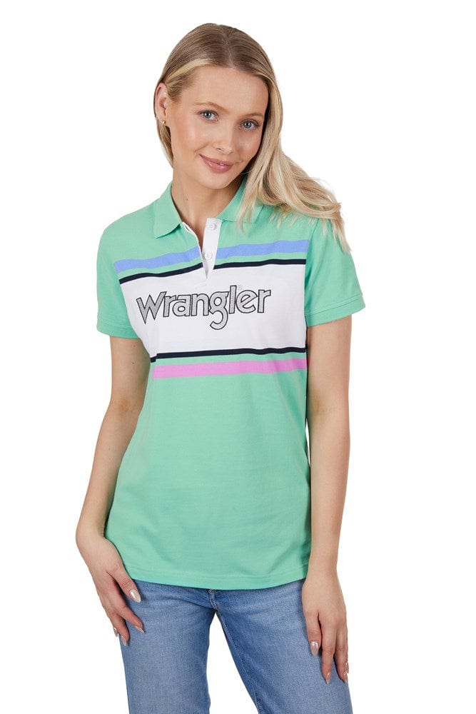 Load image into Gallery viewer, Wrangler Womens Jess Short Sleeve Polo
