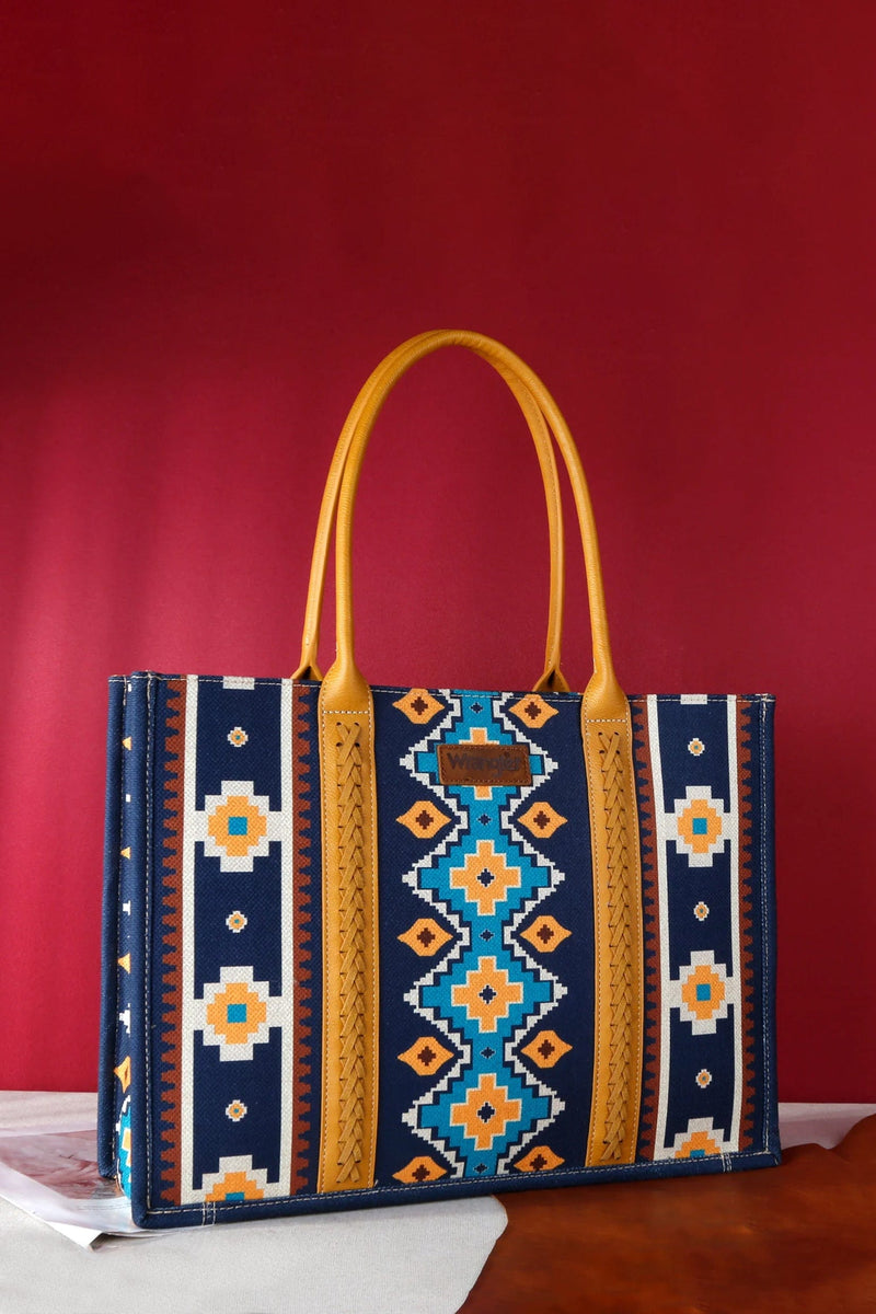Load image into Gallery viewer, Wrangler Southwestern Tote Bag
