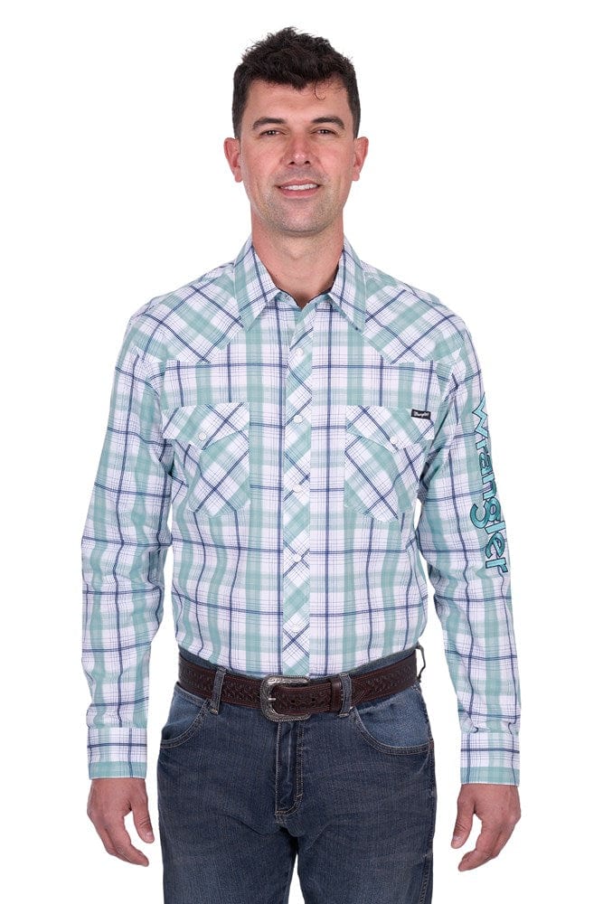 Load image into Gallery viewer, Wrangler Mens Jacob Long Sleeve Shirt
