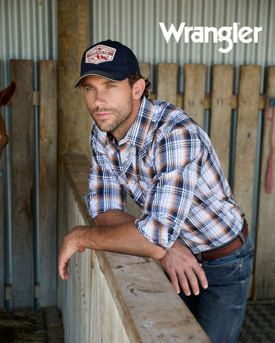 Wrangler Mens Toby Long Sleeve Shirt
