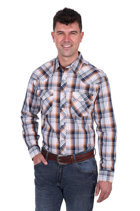 Wrangler Mens Toby Long Sleeve Shirt