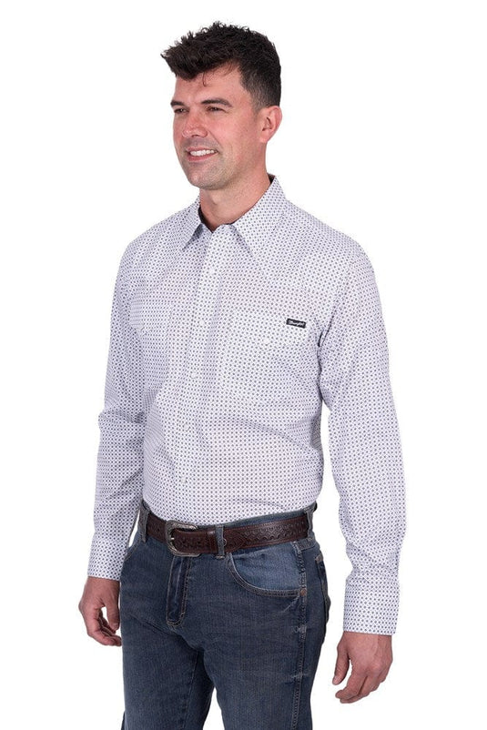 Wrangler Mens Brent Long Sleeve Shirt