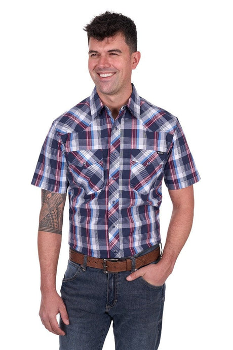 Wrangler Mens Phillip Short Sleeve Shirt