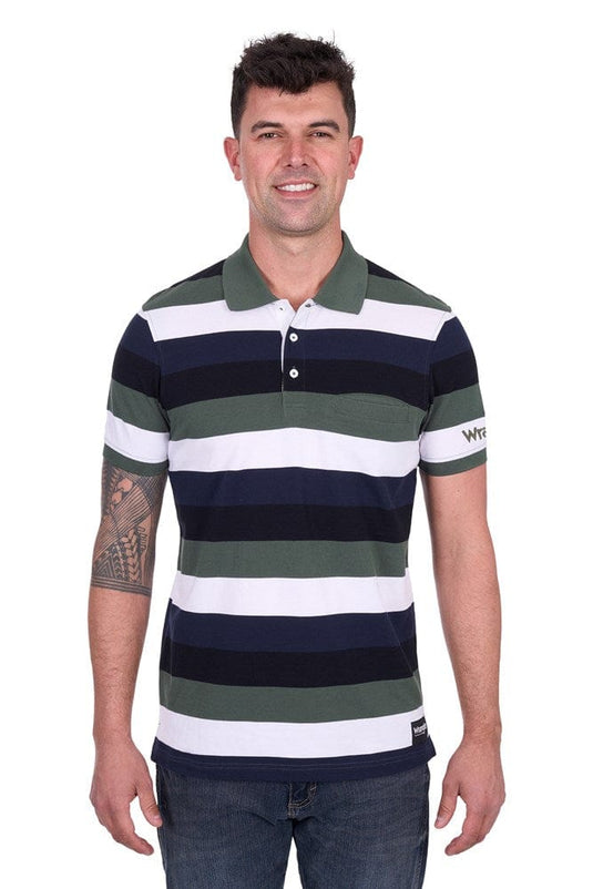 Wrangler Mens Alan Short Sleeve Polo