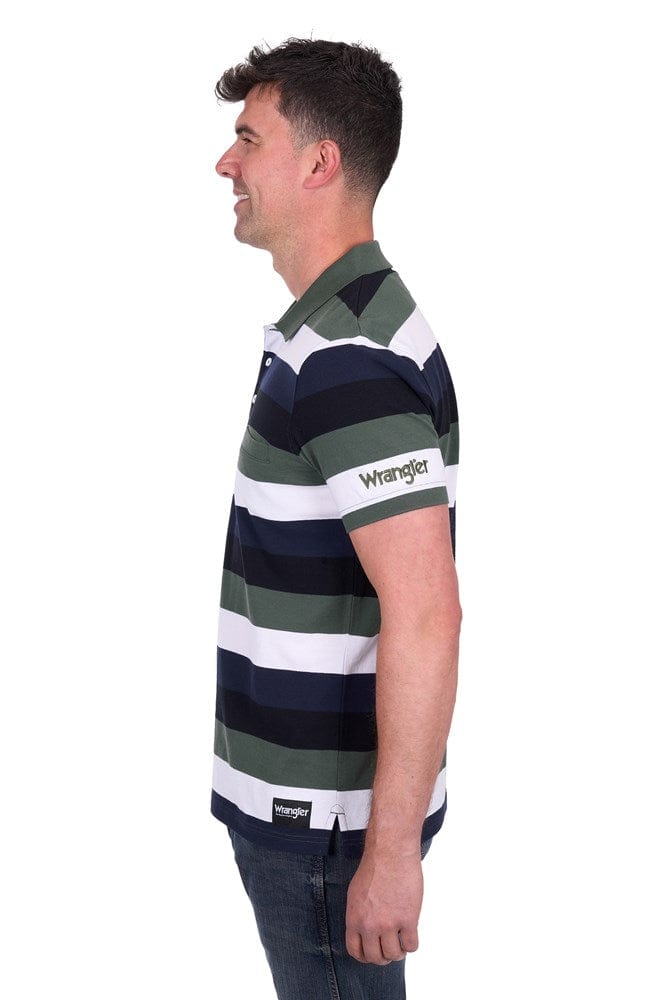 Load image into Gallery viewer, Wrangler Mens Alan Short Sleeve Polo
