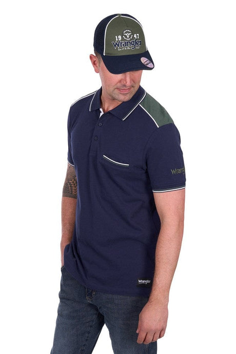 Wrangler Mens Jarrod Short Sleeve Polo