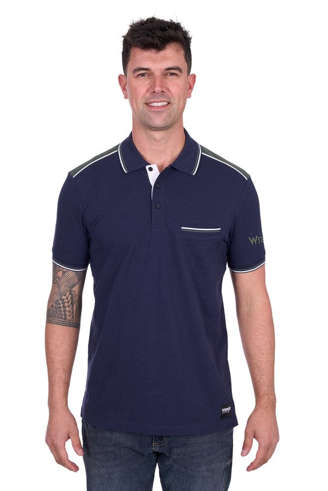 Load image into Gallery viewer, Wrangler Mens Jarrod Short Sleeve Polo
