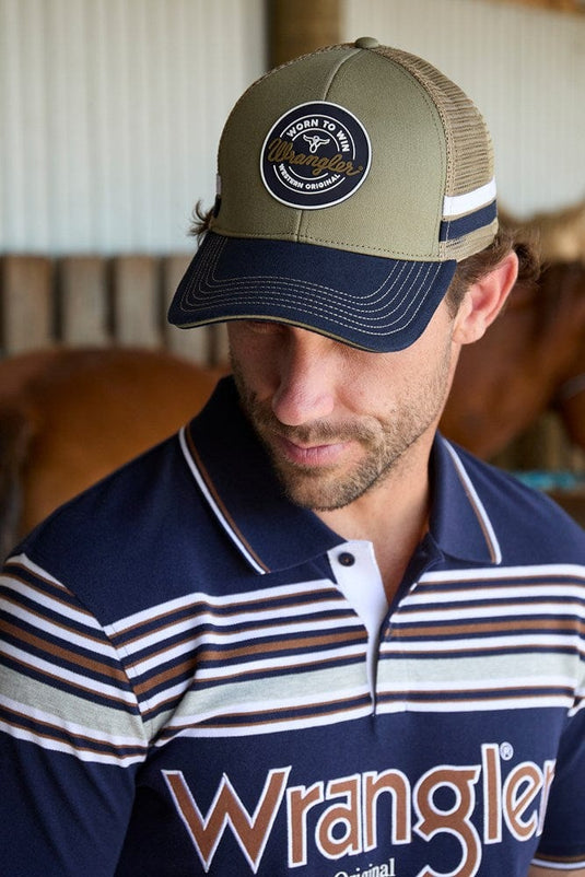 Wrangler Logo HP Trucker Cap