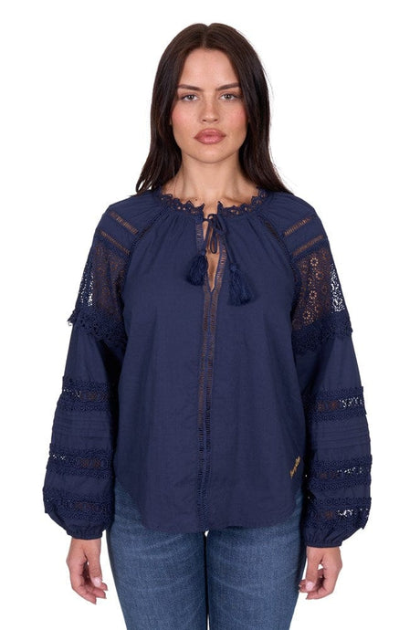 Wrangler Womens Tamara Long Sleeve Blouse