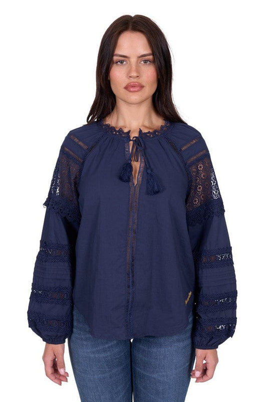 Wrangler Womens Tamara Long Sleeve Blouse