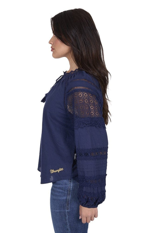 Wrangler Womens Tamara Long Sleeve Blouse