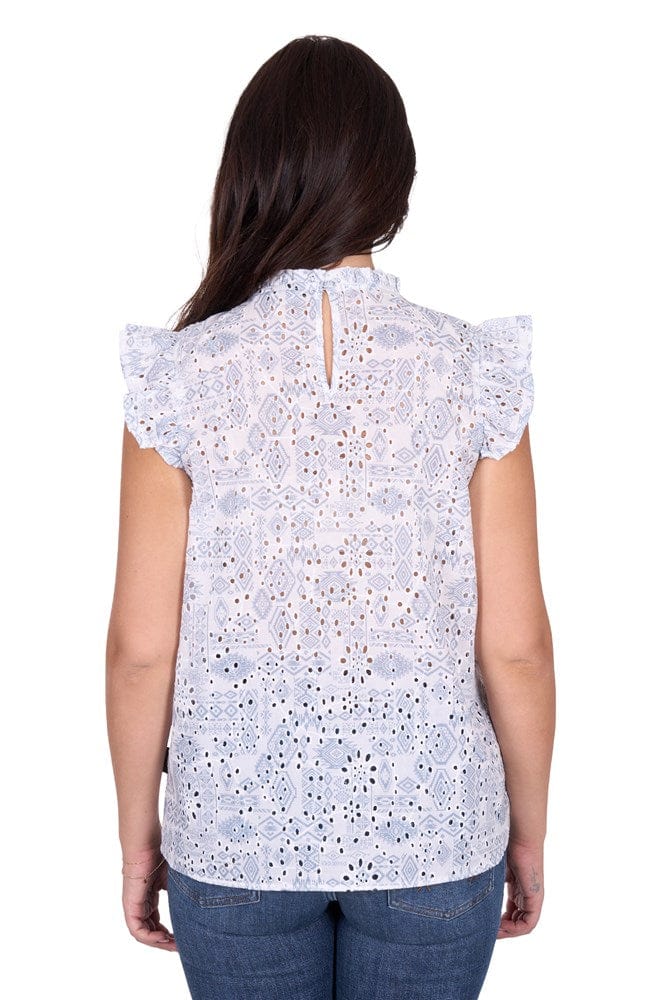 Load image into Gallery viewer, Wrangler Womens Harlow Short Sleeve Blouse
