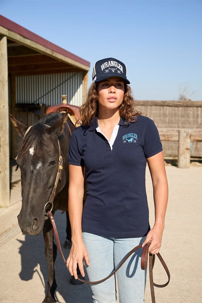 Load image into Gallery viewer, Wrangler Womens Eliza Short Sleeve Polo

