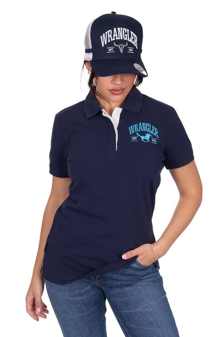 Wrangler Womens Eliza Short Sleeve Polo