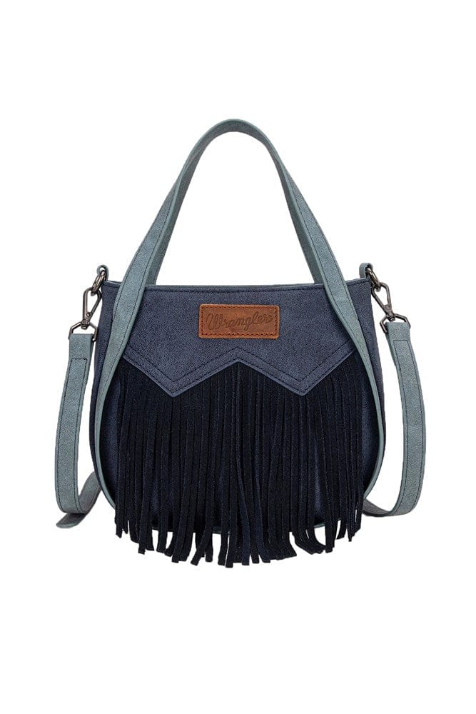 Load image into Gallery viewer, Wrangler Two Tone Fringe Bag
