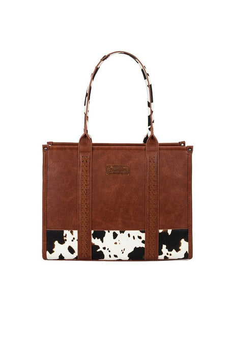 Wrangler Cow Print Tote Bag