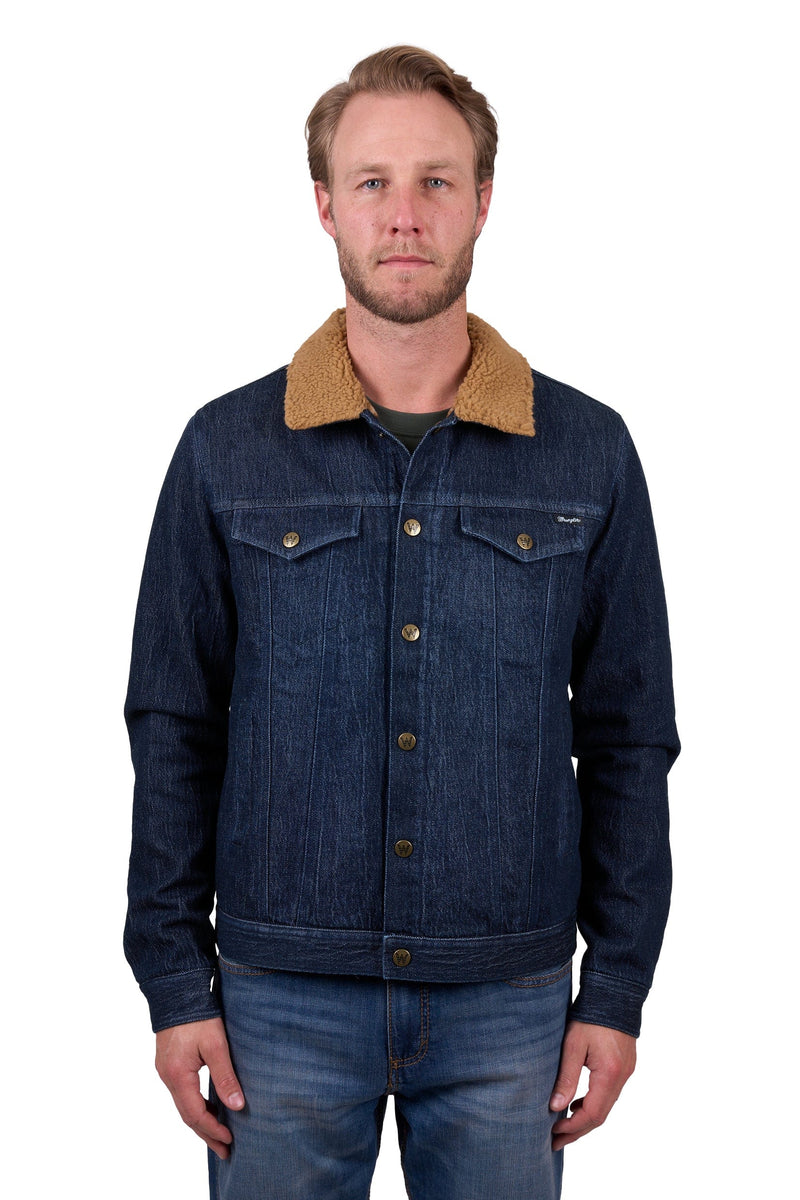 Load image into Gallery viewer, Wrangler Mens Evan Denim Jacket
