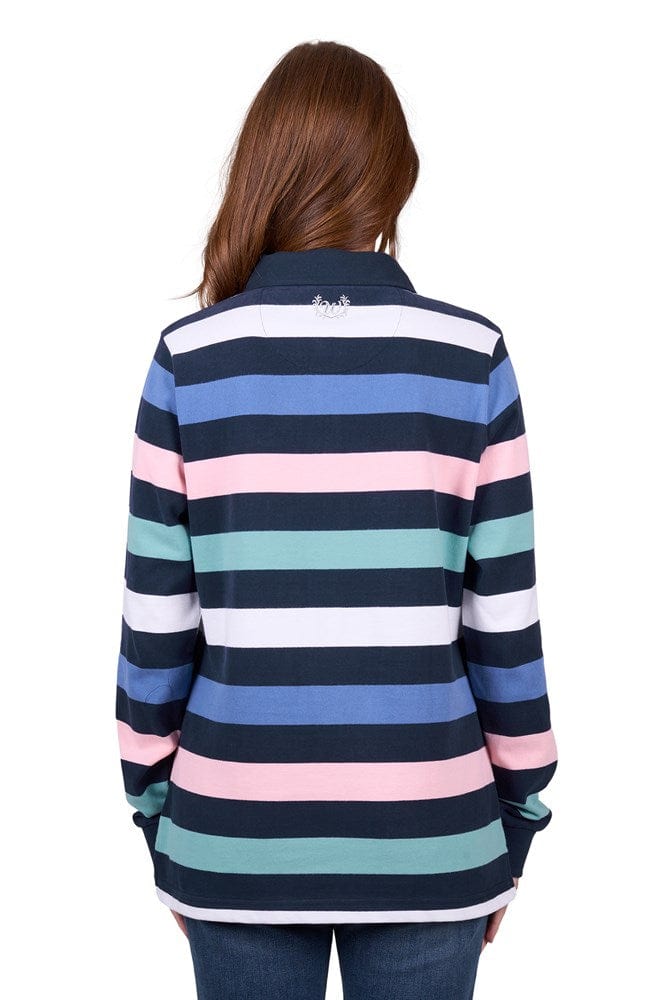 Load image into Gallery viewer, Wrangler Womens Camden Stripe Rugby
