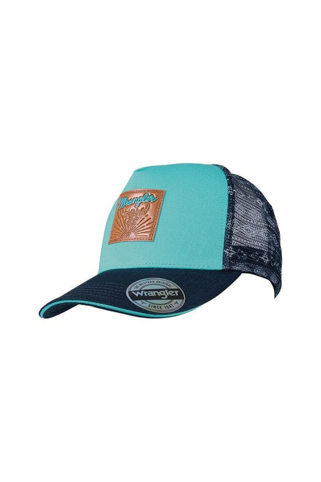 Wrangler Womens Quinn High Profile Ponytail Trucker Cap