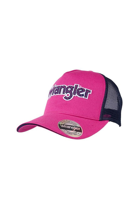 Wrangler Womens Perry High Profile Ponytail Trucker Cap