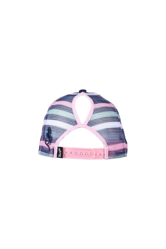 Wrangler Kids Tori High Profile Ponytail Trucker Cap