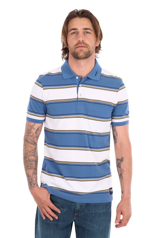 Load image into Gallery viewer, Wrangler Mens Mick Pocket Polo
