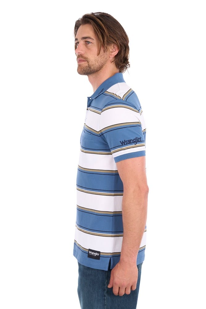Load image into Gallery viewer, Wrangler Mens Mick Pocket Polo
